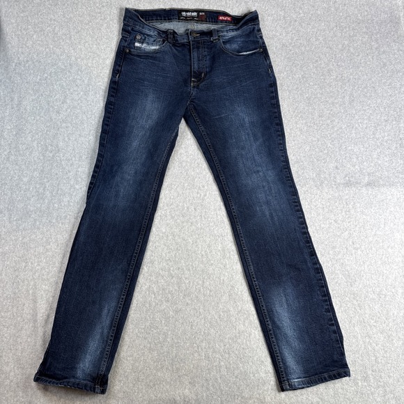 Ecko Unltd. Unlimited Jeans Athletic Fit Men's Size 32x30 Stretch Dark Wash EUC - Picture 2 of 11